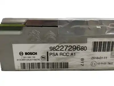 İkinci el araba yedek parçası ses sistemi / radyo cd için citroen c4 picasso 1.2 12v e-thp / puretech oem iam referansları 9822729680  