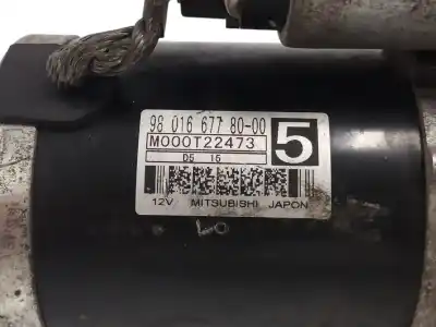Peça sobressalente para automóvel em segunda mão motor de arranque por citroen c4 picasso 1.6 blue-hdi fap referências oem iam 9801667780  moot22473