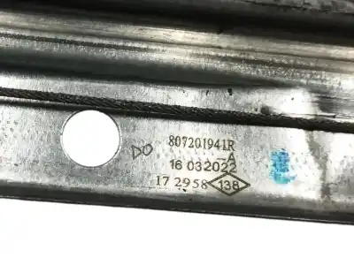 Автозапчасти б/у регулятор стекла переднего правого за renault express furgoneta/monovolumen 1.5 blue dci 75 (f6aa) ссылки oem iam 807201941r  128001471b