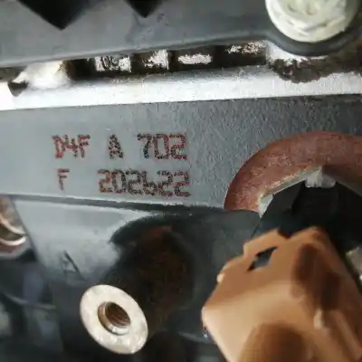 Peça sobressalente para automóvel em segunda mão motor completo por renault twingo (co6) 1.2 alize referências oem iam d4f702  