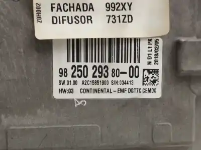 İkinci el araba yedek parçası çok fonksiyonlu ekran için citroen c4 picasso 1.5 blue-hdi fap oem iam referansları 9825029380  a2c15851900