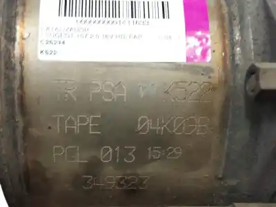Pièce détachée automobile d'occasion catalyseur de voiture pour peugeot 407 2.0 16v hdi fap références oem iam k522  f014