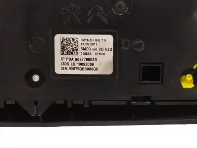 Second-hand car spare part multifunction switch for peugeot 308 sw ii (lc_, lj_, lr_, lx_, l4_) 1.2 thp 130 oem iam references 96777660zd   Second-hand car spare part multifunction switch for peugeot 308 sw ii (lc_, lj_, lr_, lx_, l4_) 1.2 thp 130 oem iam references 96777660zd