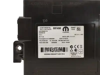 Автозапчасти б/у электронный модуль за jeep renegade suv (bu, b1, bv) 1.6 crd ссылки oem iam 00520884150  a2c90482115