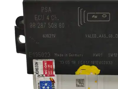 Peça sobressalente para automóvel em segunda mão módulo eletrônico por citroen c4 cactus 1.5 bluehdi 100 referências oem iam   