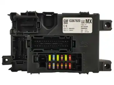 Peça sobressalente para automóvel em segunda mão caixa de fusíveis e relés por opel corsa d (s07) 1.4 (l08 l68) referências oem iam 13367920