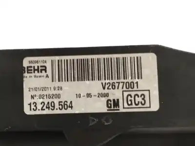 Автозапчастина б/у електро вентилятор для opel corsa d 1.4 16v cat (a 14 xer / ldd) посилання на oem iam 13249564  