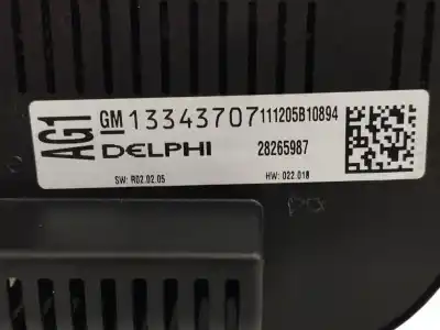 Second-hand car spare part climate control for opel meriva b 1.7 16v cdti oem iam references 13343707  28265987