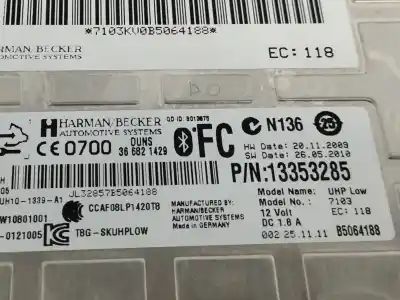 Second-hand car spare part electronic module for opel meriva b 1.7 16v cdti oem iam references 13353285  