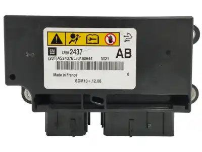 Second-hand car spare part airbag control unit for opel meriva b 1.7 16v cdti oem iam references 13582437