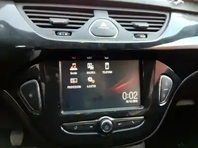 Second-hand car spare part multifunction display for opel corsa e selective oem iam references 42342507  555343750