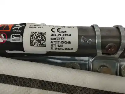 Peça sobressalente para automóvel em segunda mão airbag de cortina dianteiro direito por opel corsa e selective referências oem iam 39045978  