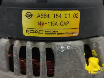 Pezzo di ricambio per auto di seconda mano alternatore per ssangyong kyron 2.0 riferimenti oem iam a6641540102  115a