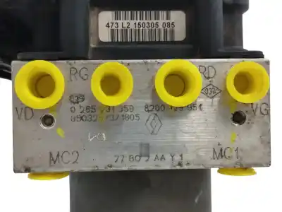 Peça sobressalente para automóvel em segunda mão abs por renault modus 1.4 16v referências oem iam 8200129951  0265231359