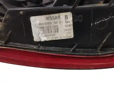 Second-hand car spare part left tailgate light for nissan note (e12) 1.2 oem iam references 265553vv0a  