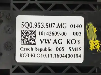 Second-hand car spare part multifunction switch for seat leon (5f1) 1.2 tsi oem iam references 5q0953513ae  