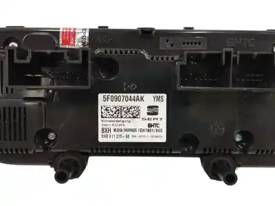 Second-hand car spare part climate control for seat leon (5f1) 1.2 tsi oem iam references 5f0907044ak  5hb01121580