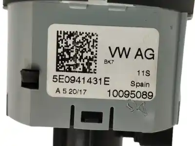Second-hand car spare part headlights switch for skoda fabia combi 1.0 mpi oem iam references 5e0941431e  