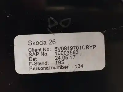 Автозапчасти б/у аэрационная решетка за skoda fabia combi 1.0 mpi ссылки oem iam 6v0819702cryp  