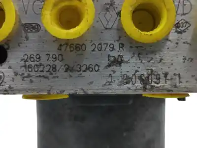 Peça sobressalente para automóvel em segunda mão abs por renault kangoo 1.5 dci diesel fap referências oem iam 476602079r  