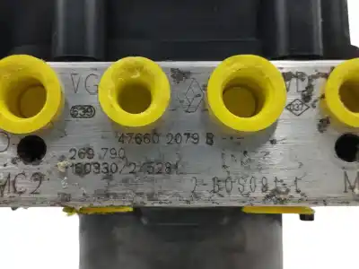 Peça sobressalente para automóvel em segunda mão abs por renault kangoo 1.5 dci diesel fap referências oem iam 476602079r  