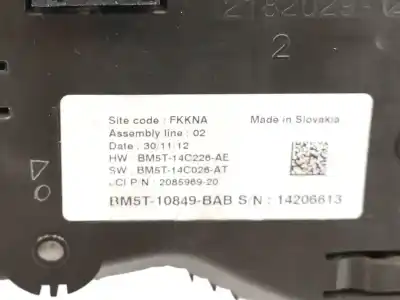 Peça sobressalente para automóvel em segunda mão quadrante por ford focus iii 1.0 ecoboost referências oem iam bm5t10849bab  bm5t14c226ae