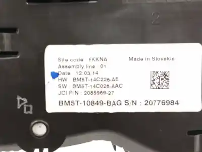 Автозапчасти б/у приборная доска за ford focus iii 1.0 ecoboost ссылки oem iam bm5t10849bag  