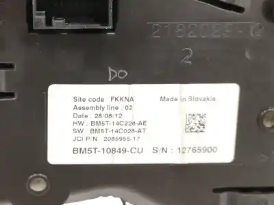 Peça sobressalente para automóvel em segunda mão quadrante por ford c-max (ceu) trend referências oem iam bm5t10849cu  
