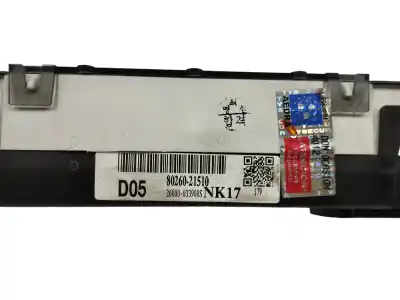 Second-hand car spare part multifunction display for ssangyong rodius ii 2.2 xdi oem iam references   26000033900s