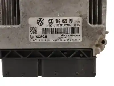 Автозапчастина б/у ебу контролер двигуна для volkswagen caddy ka/kb (2k) 1.9 tdi посилання на oem iam 03g906021pd  0281014073