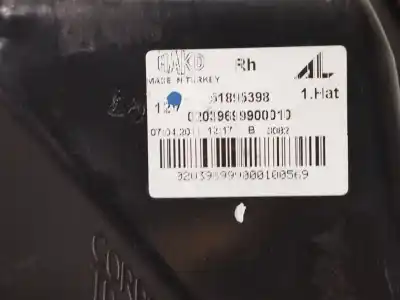 Second-hand car spare part right tailgate light for abarth punto evo 1.4 (199.axx1b) oem iam references 51895398  