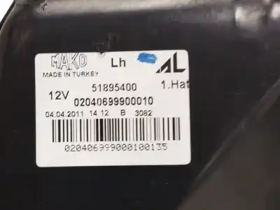 Second-hand car spare part left tailgate light for abarth punto evo 1.4 (199.axx1b) oem iam references 51895400  