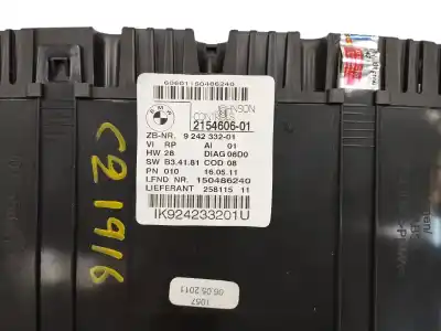 Peça sobressalente para automóvel em segunda mão quadrante por bmw serie 1 berlina (e81/e87) 116d referências oem iam 2154606  9242332