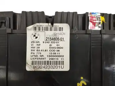 Peça sobressalente para automóvel em segunda mão quadrante por bmw serie 1 berlina (e81/e87) 116d referências oem iam 2154606  9242332