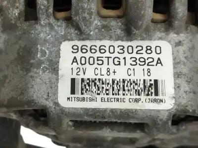 Peça sobressalente para automóvel em segunda mão alternador por citroen c3 attraction referências oem iam 9666030280 a005tg1392a cl8