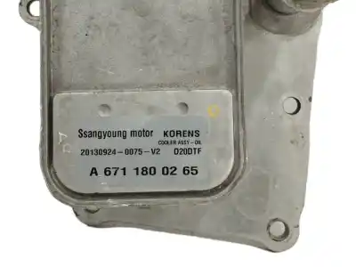 Автозапчастина б/у охолодження мотору для ssangyong rodius ii 2.0 xdi посилання на oem iam   