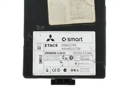 Автозапчастина б/у електронний модуль для smart forfour 1.1 cat посилання на oem iam mn902789  a4548203726