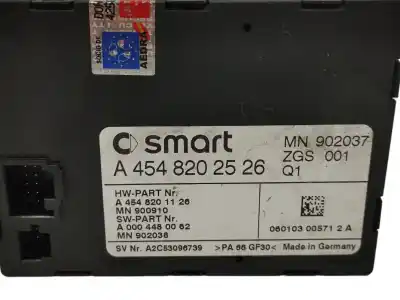Автозапчастина б/у електронний модуль для smart forfour 1.1 cat посилання на oem iam mn902037  a4548202526