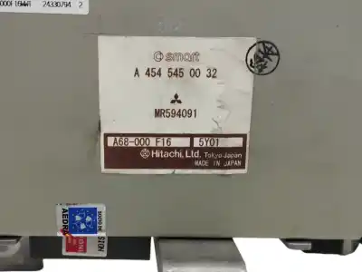 Автозапчастина б/у електронний модуль для smart forfour 1.1 cat посилання на oem iam mr594091  a4545450032