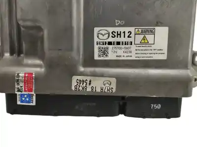 Peça sobressalente para automóvel em segunda mão centralina de motor uce por mazda 3 lim. () style referências oem iam sh1218881b 2757005607 