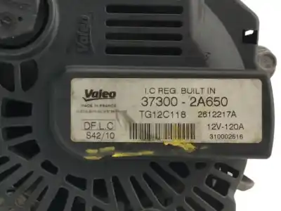 Second-hand car spare part alternator for hyundai ix20 gls sport oem iam references 373002a650 tg12c118 120a