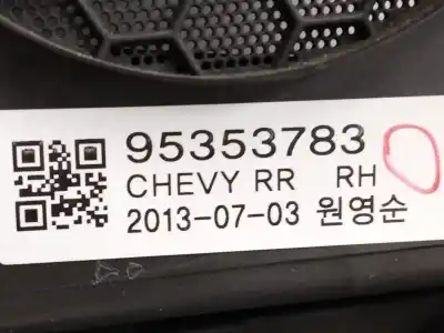 Автозапчасти б/у обивка задней правой двери за chevrolet trax 1.7 diesel cat ссылки oem iam 95353783  