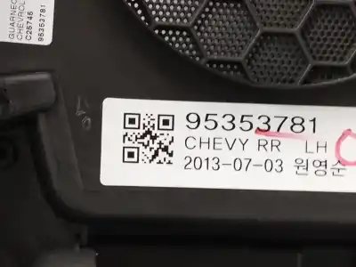 Автозапчасти б/у обивка задней левой двери за chevrolet trax 1.7 diesel cat ссылки oem iam 95353781  