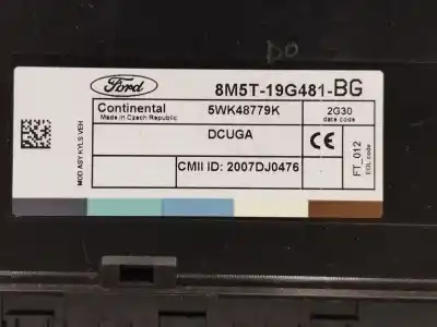 Second-hand car spare part electronic module for ford kuga (cbv) trend oem iam references 8m5t19g481bg  5wk48779k