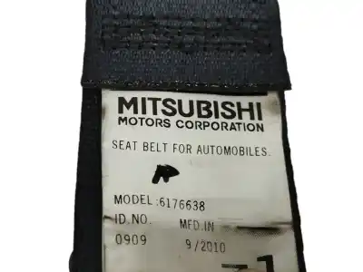 Автозапчастина б/у задній лівий ремін безпеки для mitsubishi asx (ga0w) motion 2wd посилання на oem iam 6176638  