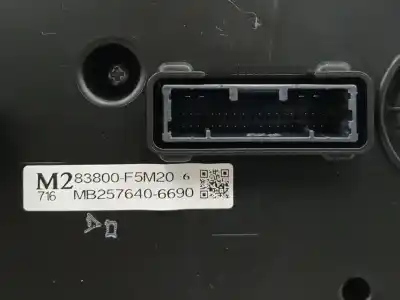 Peça sobressalente para automóvel em segunda mão quadrante por mazda 2 fastback (kb) 1.5 hybrid (kbac3x) referências oem iam 83800f5m20  mb2576406690