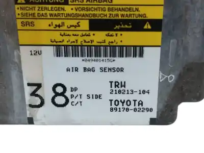Second-hand car spare part airbag control unit for toyota corolla (e12) 2.0 d-cat oem iam references 8917002290  210213104