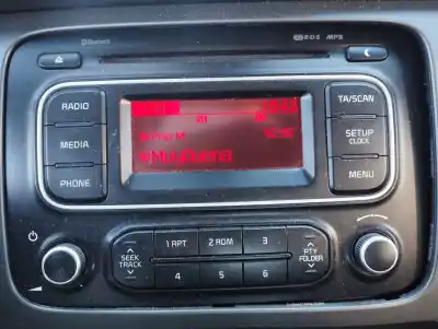 Second-hand car spare part audio system / radio cd for kia carens iv 1.7 crdi oem iam references 96170a46100  am110a4ee