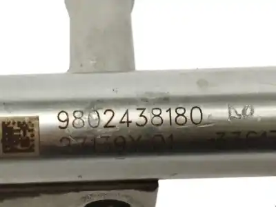 Pezzo di ricambio per auto di seconda mano rampa iniettori per citroen c4 picasso ii 1.2 thp 130 riferimenti oem iam 9802438180  