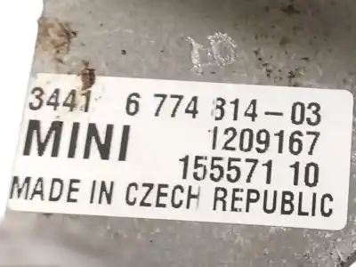 Автозапчасти б/у рычаг ручного тормоза за mini mini (r56) one ссылки oem iam 34416774814  15557110